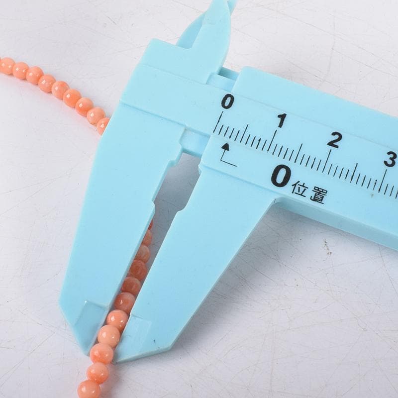 珊瑚　サンゴ　ネックレス　Ｋ18金具　箱付　D　4712