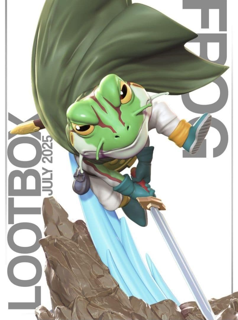 カエル 1/10 フィギュア ガレージキット 未塗装未組立 クロノ・トリガー