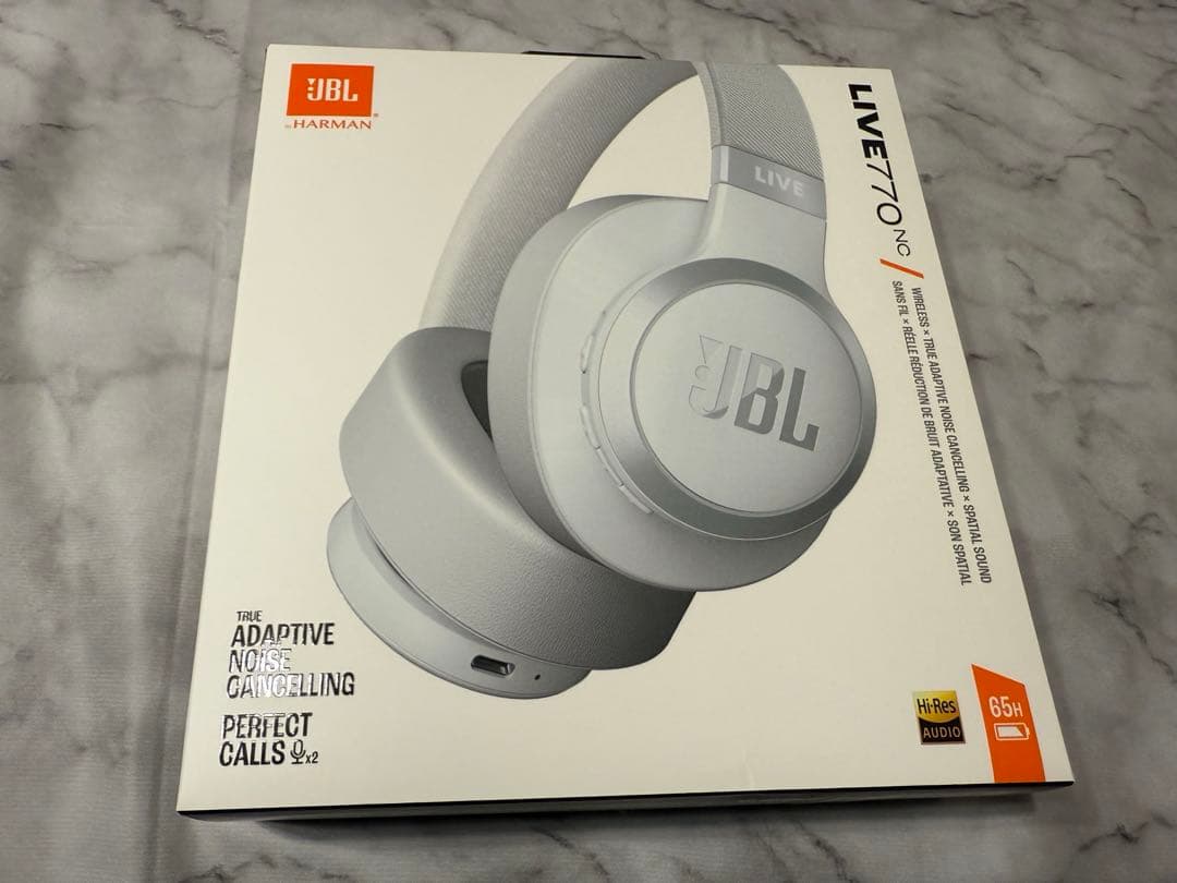 JBL LIVE 770 NC ヘッドホン ホワイト