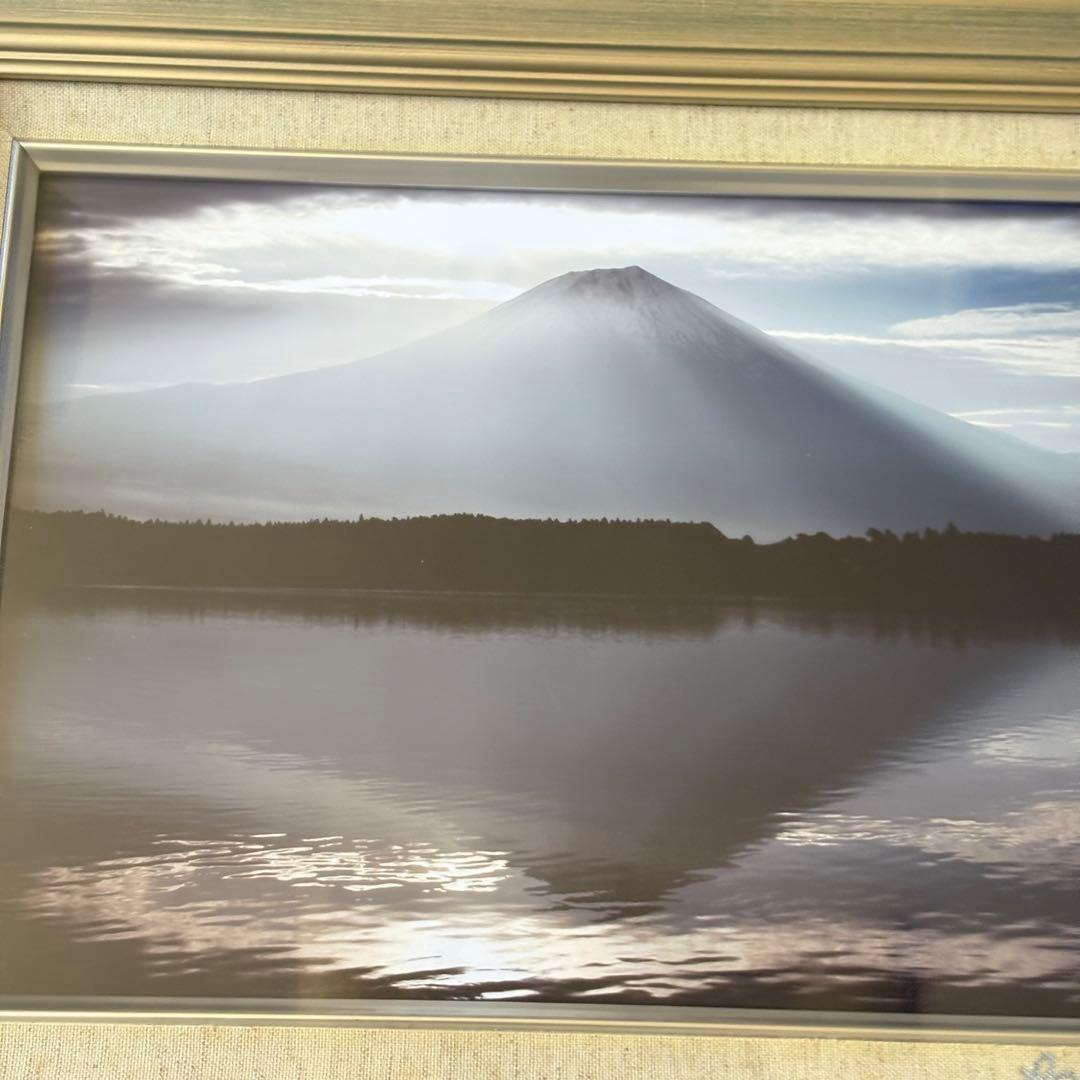 写真「天界からの光」Joshua 額装 富士山 自然 風景 J