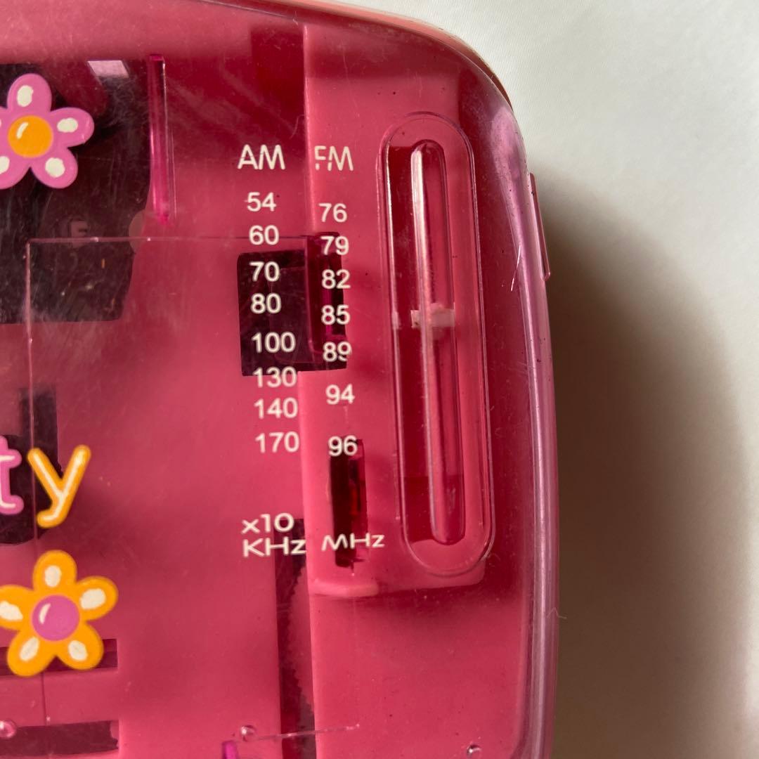 ★超レア★　ハローキティ 　スケルトンカセットプレーヤー ピンク　ウォークマン