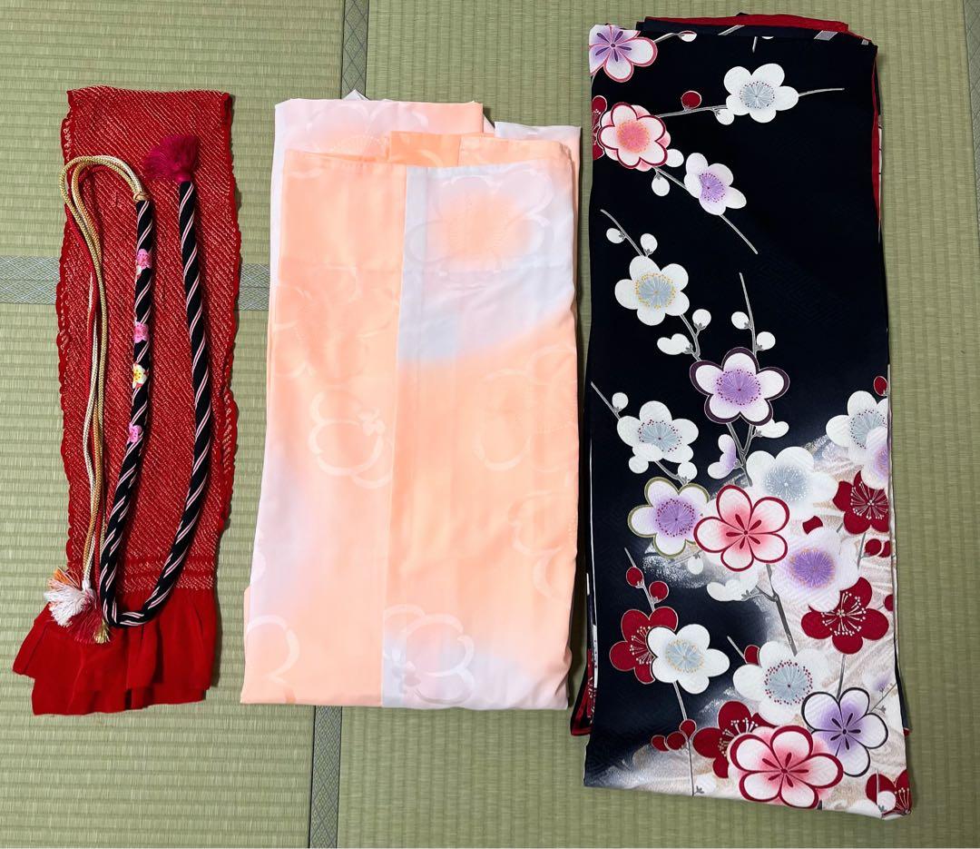 振袖セット　４点セット　振袖　長襦袢　帯紐　帯揚げ　◎帯はありません成人式　着物