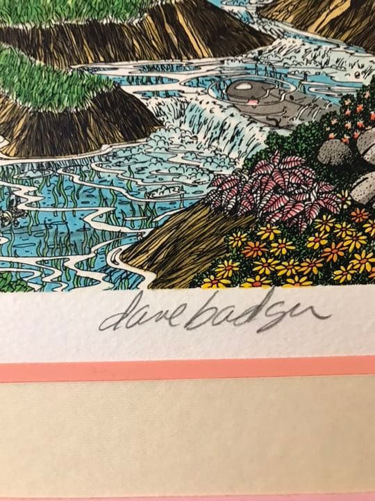 ‼️リサイクルFORT‼️外国のハッピーな図の絵画❗️最高潮の現代アート❗️額縁スレ傷有