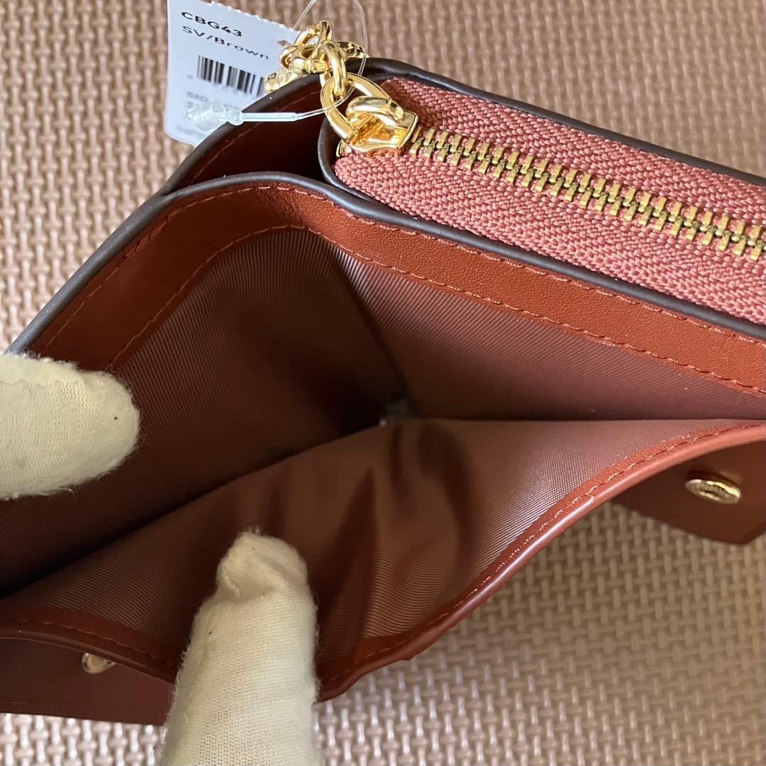 【大人気】【COACH X PEANUTS】ビルフォールド ウォレット ブラウン