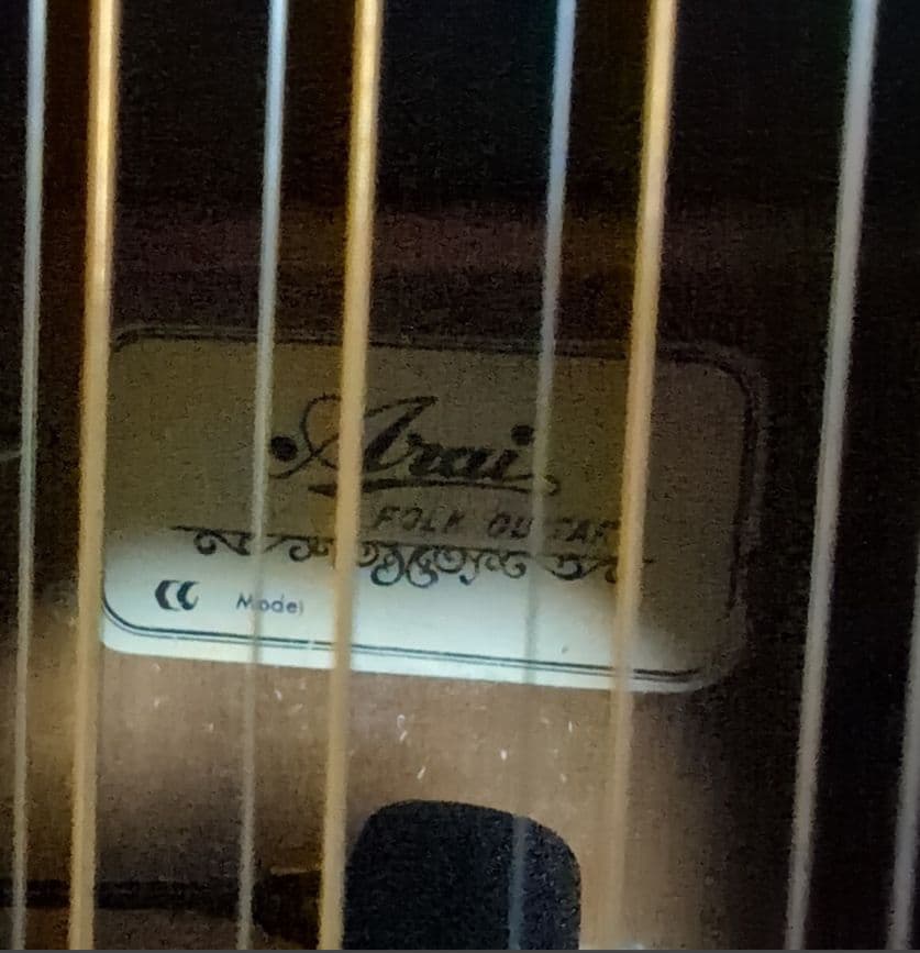 アライ　12弦アコギ、エレアコ仕様