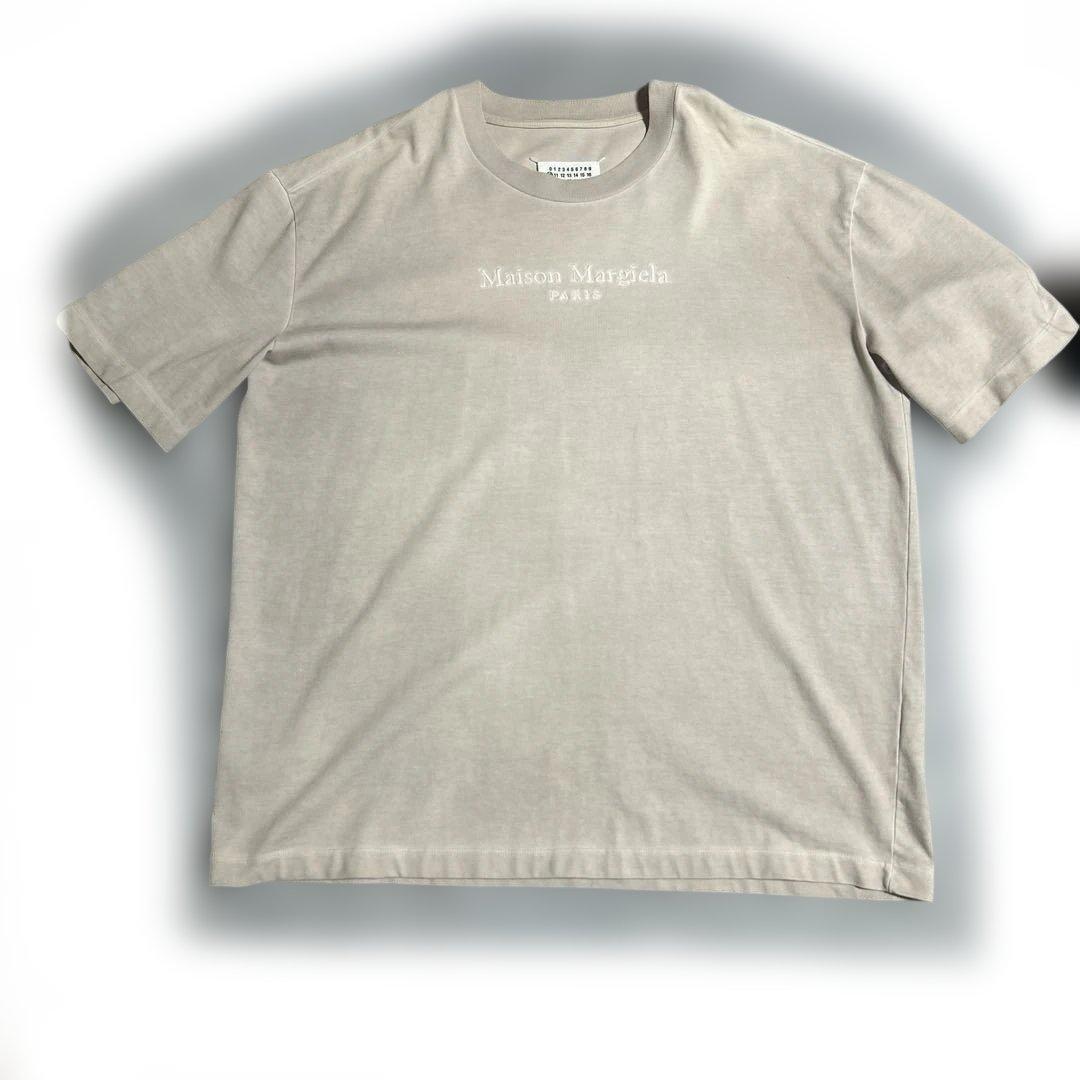 Maison Margiela エンブロイタードロゴTシャツ　美品　46