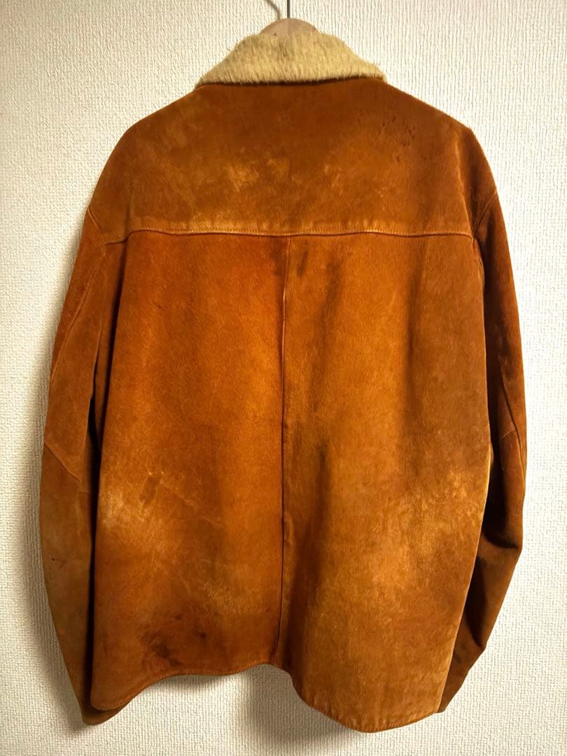 50s LEVIS スウェード レザー ボア ジャケット ショートホーン