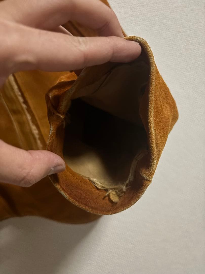 50s LEVIS スウェード レザー ボア ジャケット ショートホーン