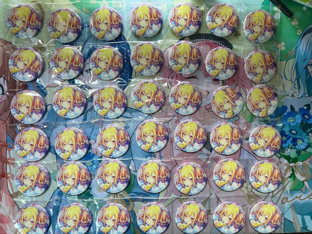 プロセカ グリッター缶バッジ 天馬咲希 42個セット