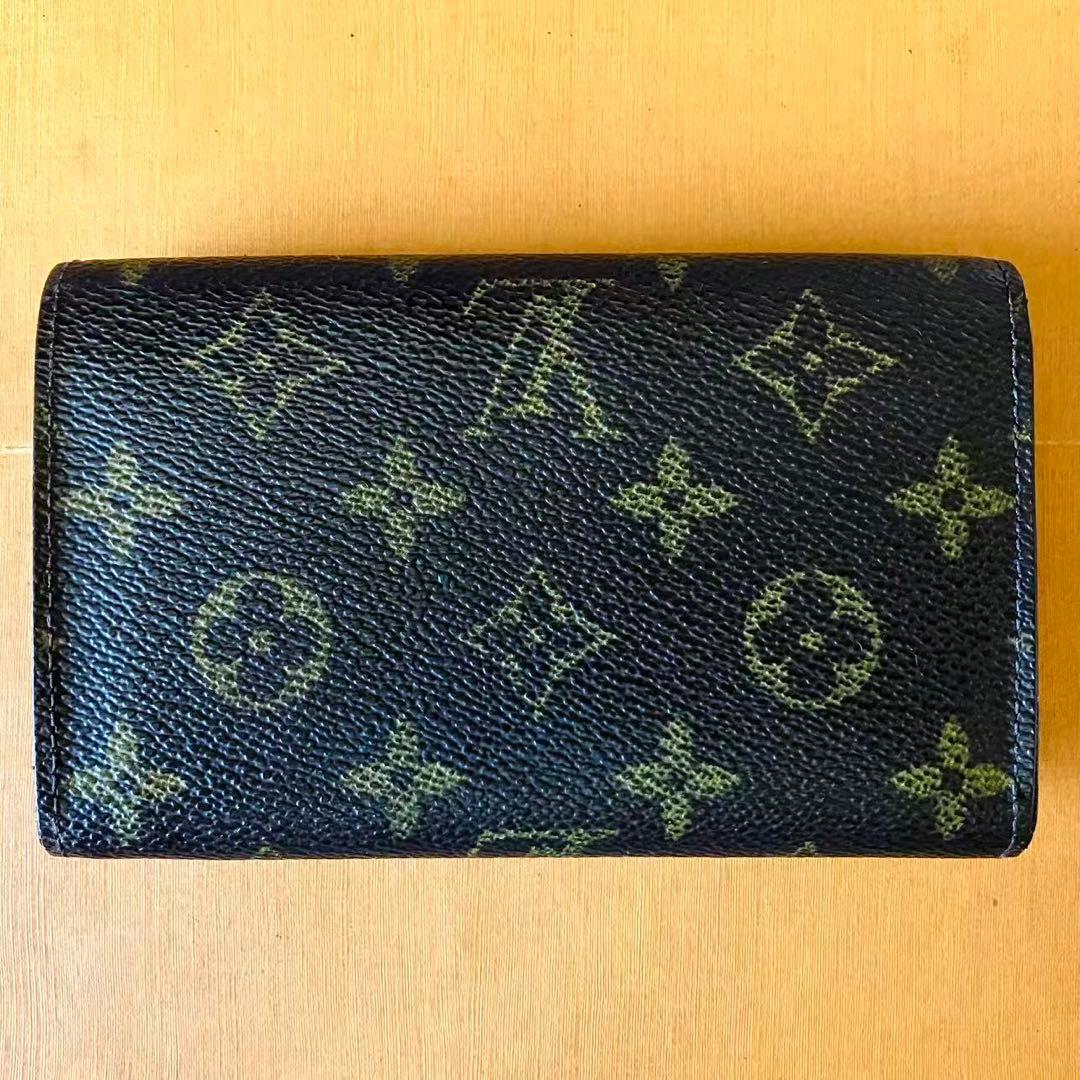 LOUIS VUITTON モノグラム トレゾール L字折り財布 内側リペア品❣️