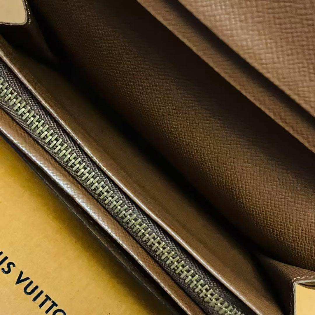 LOUIS VUITTON モノグラム トレゾール L字折り財布 内側リペア品❣️