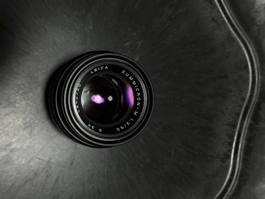 [美品]ライカ ズミクロン 50mm f2.0 フード組込 6bit