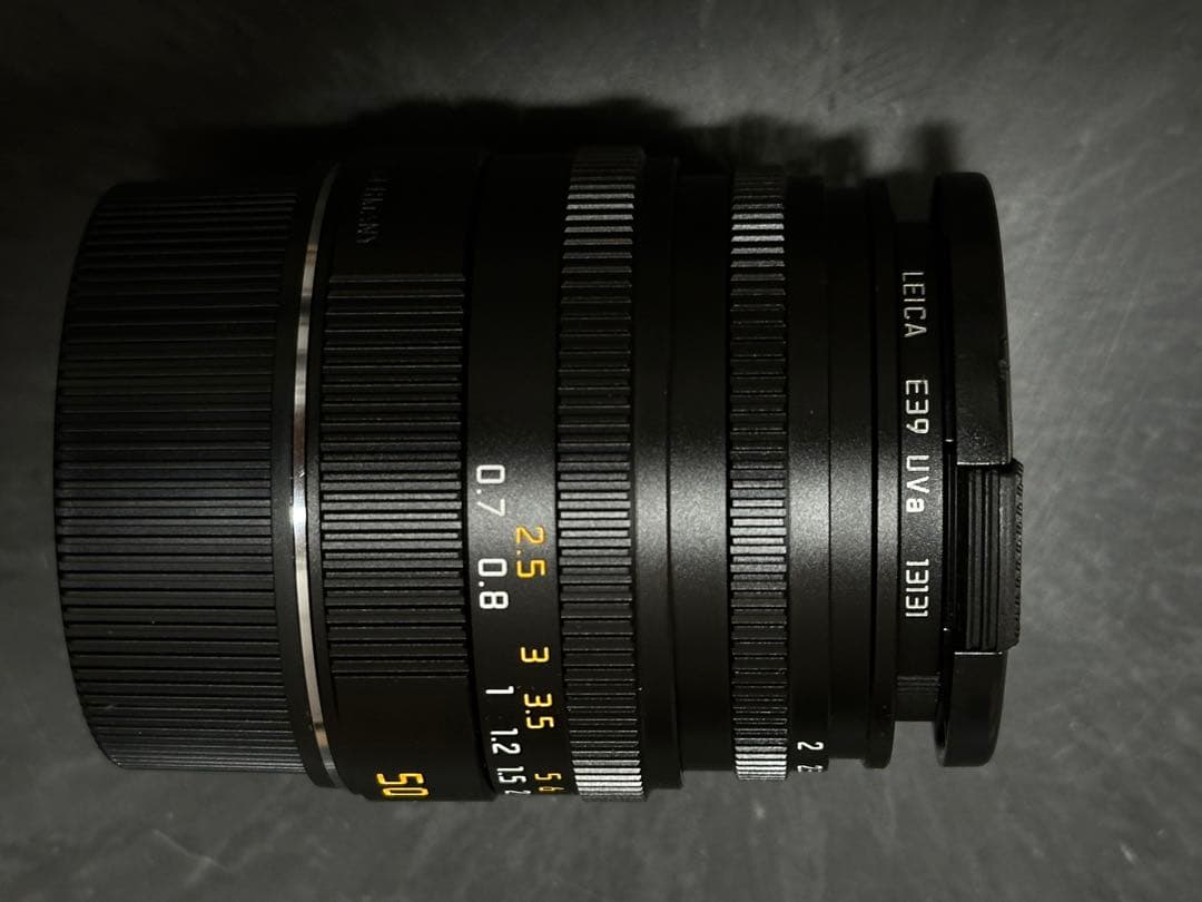 [美品]ライカ ズミクロン 50mm f2.0 フード組込 6bit