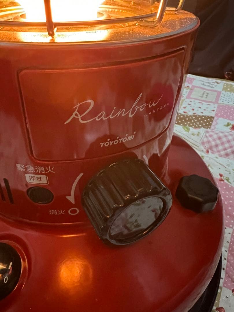 RL-25Mレインボーストーブ【赤色】希少収納袋付き対流型ストーブ【おまけあり】