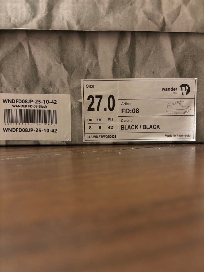 wander .etc FD:08 モカシン ブーツ シューズ