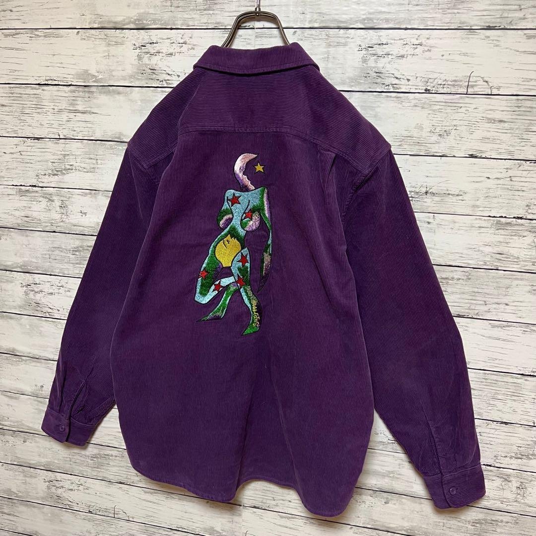 2024【入手困難】シュプリーム♤刺繍ビッグロゴ　コーデュロイジャケット即完売品