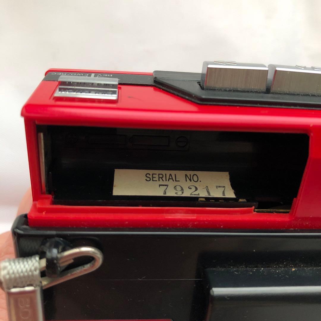 ソニー　カセット　ウォークマン　WMーR15 レッド