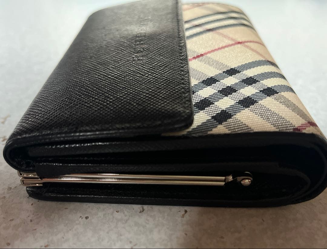 Burberry 二つ折り財布 チェック柄