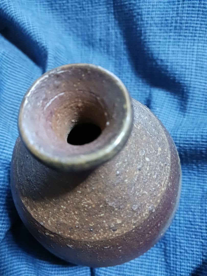 備前焼　徳利　年代物　作家物　共箱付　美品