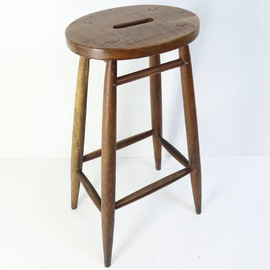 オールドメゾン オーバルスツール 山家シリーズ OMU831LN 座面高70cm