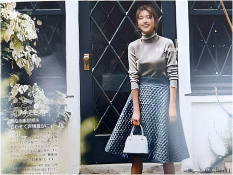 極美品★FOXEY/フォクシーフレアマトラッセ 40 ウール Aライン 別冊掲載