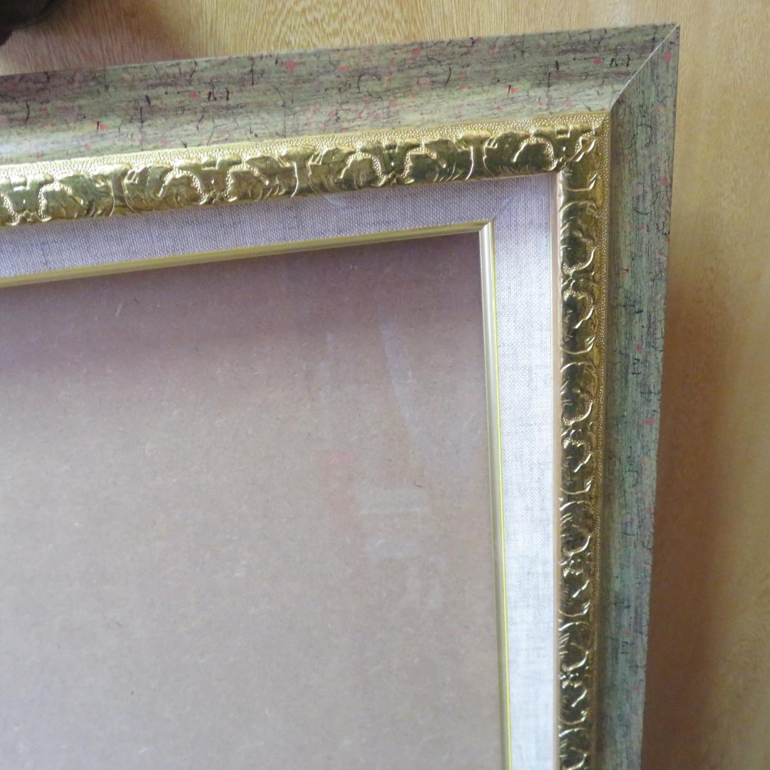 額縁　アクリル　F30　金 　油絵　水彩画