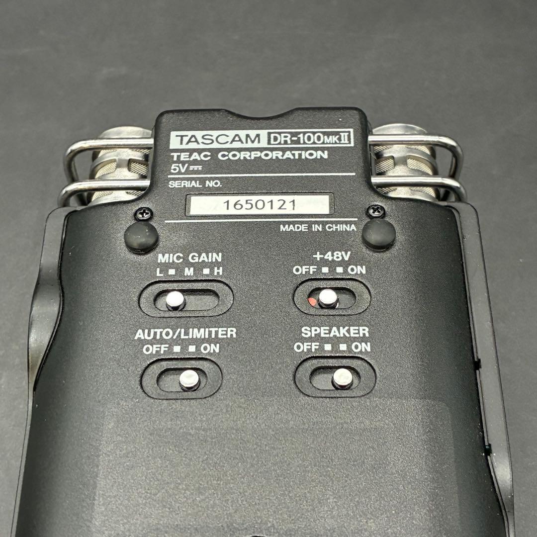 DR-100MKII TASCAMハンディレコーダー 4GB SDカード付属