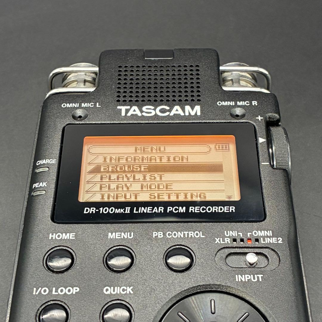 DR-100MKII TASCAMハンディレコーダー 4GB SDカード付属