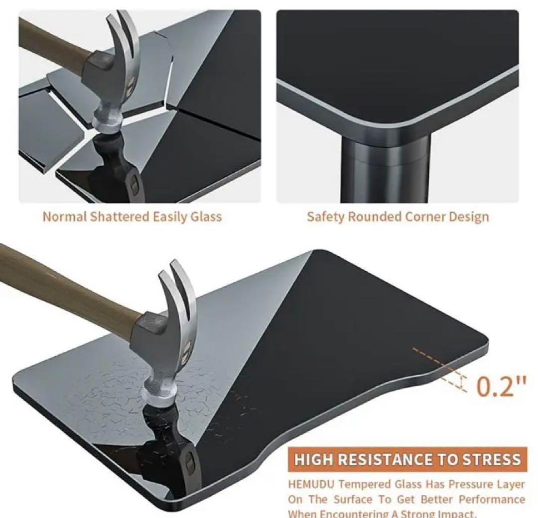 96★コンピューターモニタースタンドライザー 高さ調節可能