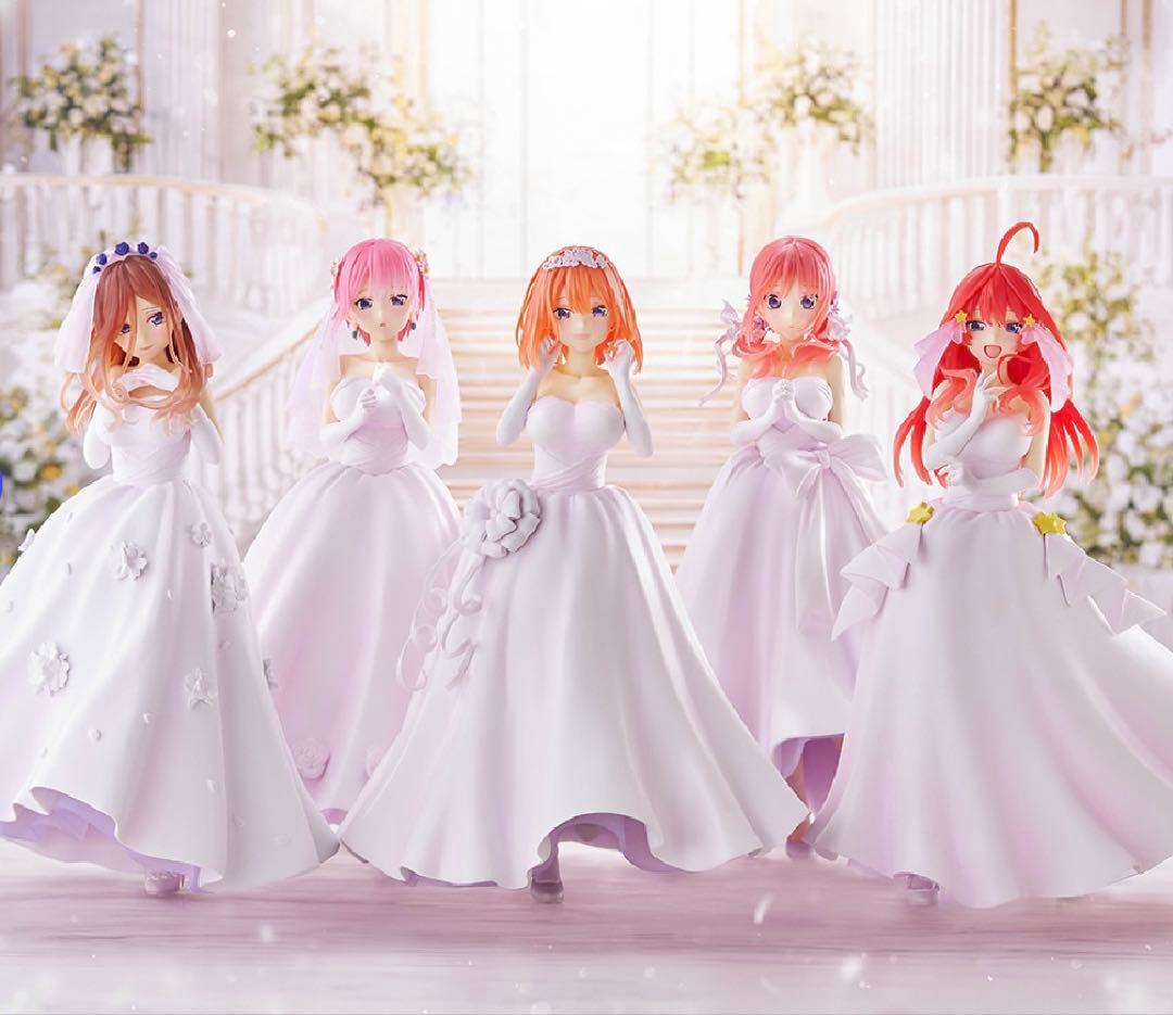 【最終値下げ価格】 五等分の花嫁 一番くじ　フィギュア 5体セット+二乃アクスタ