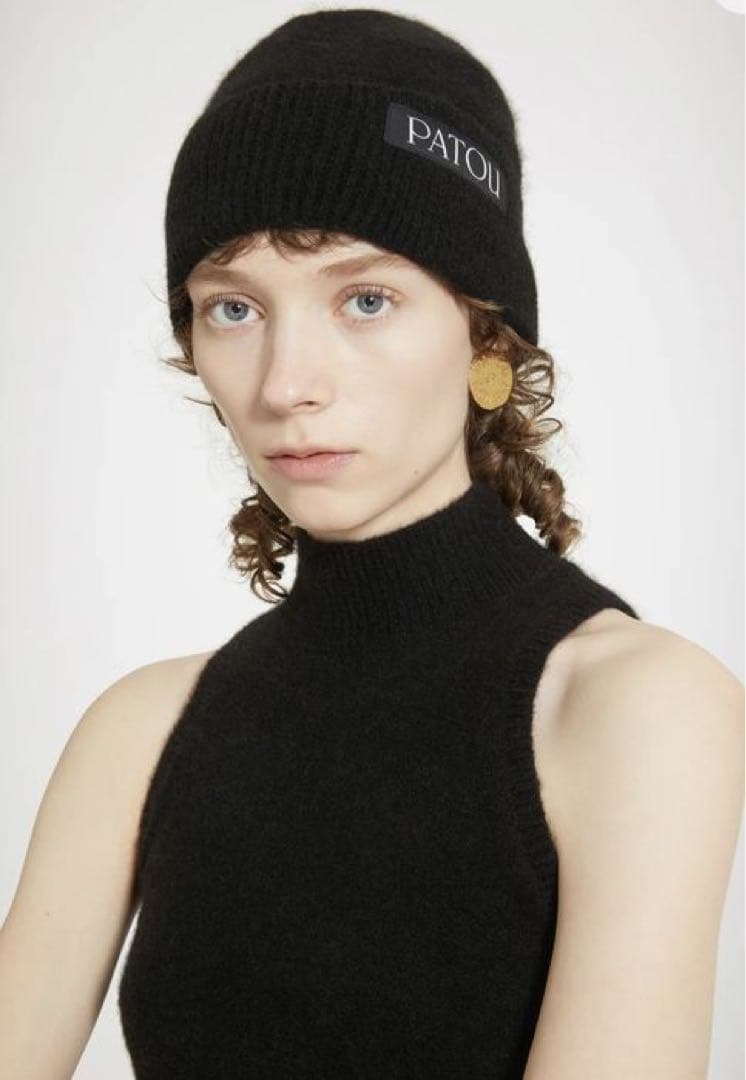 新品タグ付きPATOU ニット帽 ビーニー アルパカ