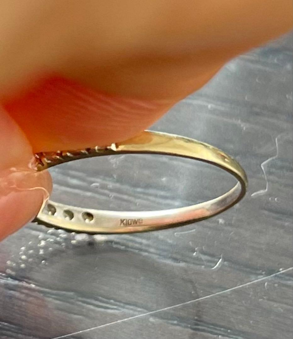 K10 ダイヤモンドハーフエタニティリング0.2ct