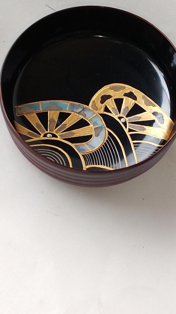 蒔絵師 長谷川恵史 作 波車 千筋中棗 螺鈿細工 棗 共箱 漆器 茶道具 新品