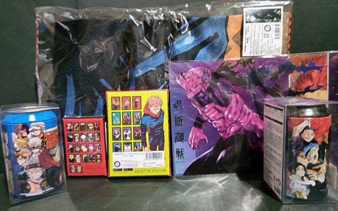 呪術廻戦 大判タオル トランプ 下敷き じゅじゅ缶