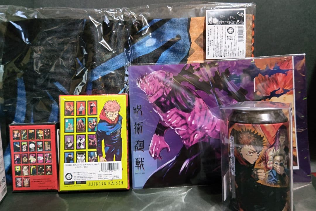 呪術廻戦 大判タオル トランプ 下敷き じゅじゅ缶