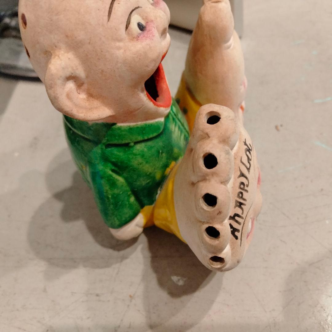 レア　50s 人面足 ビンテージ　灰皿　置物　オブジェ　ミッドセンチュリー