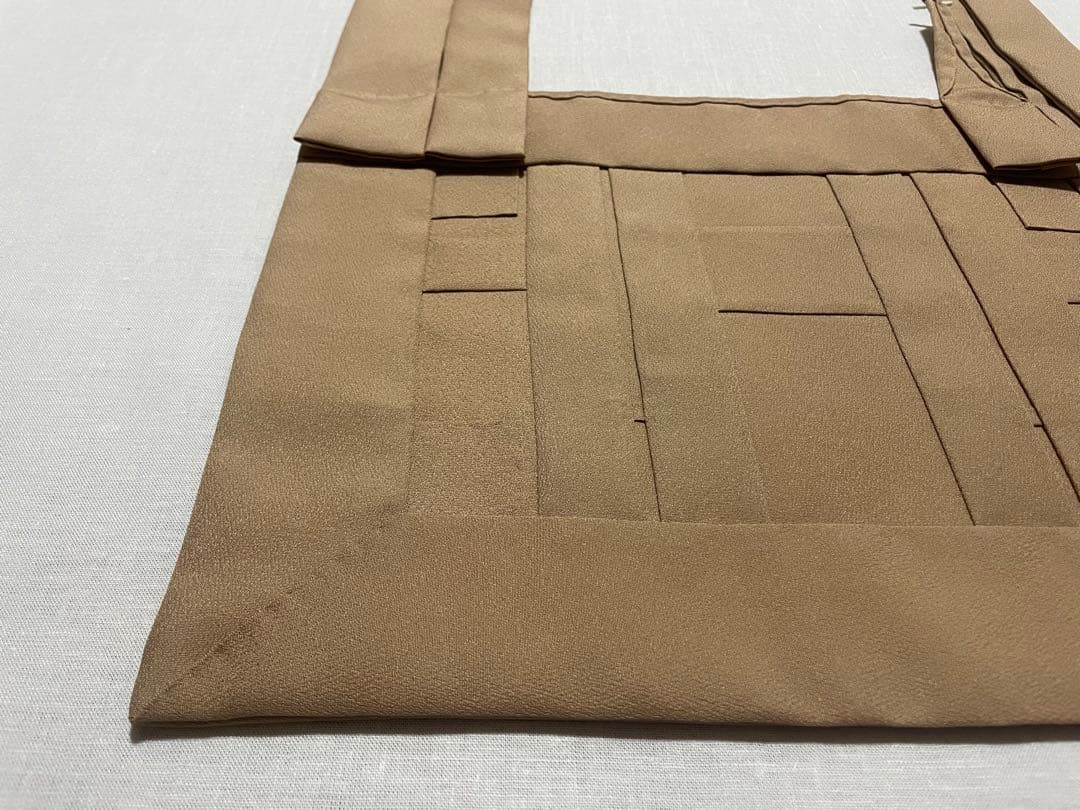 正絹　縮緬　宍色　臨済宗　1尺絡子