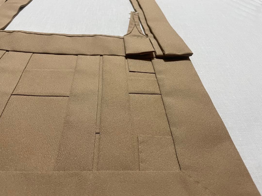 正絹　縮緬　宍色　臨済宗　1尺絡子