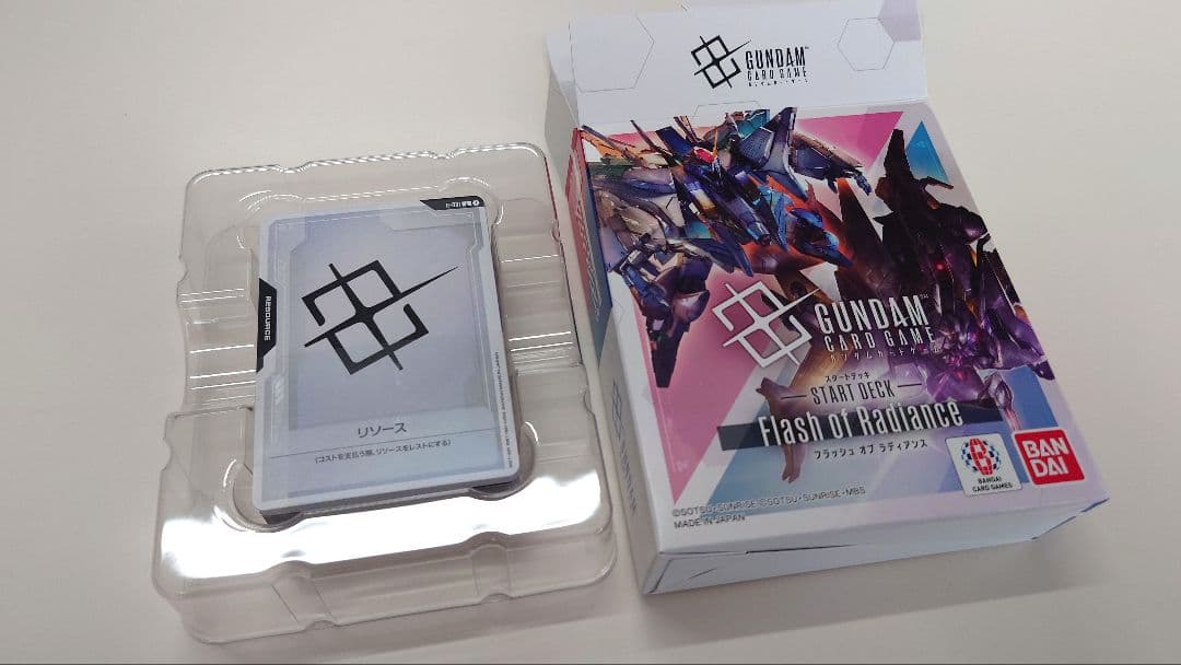 ガンダムスタートデッキ　Flash of Radiance　ゴッドデッキセット