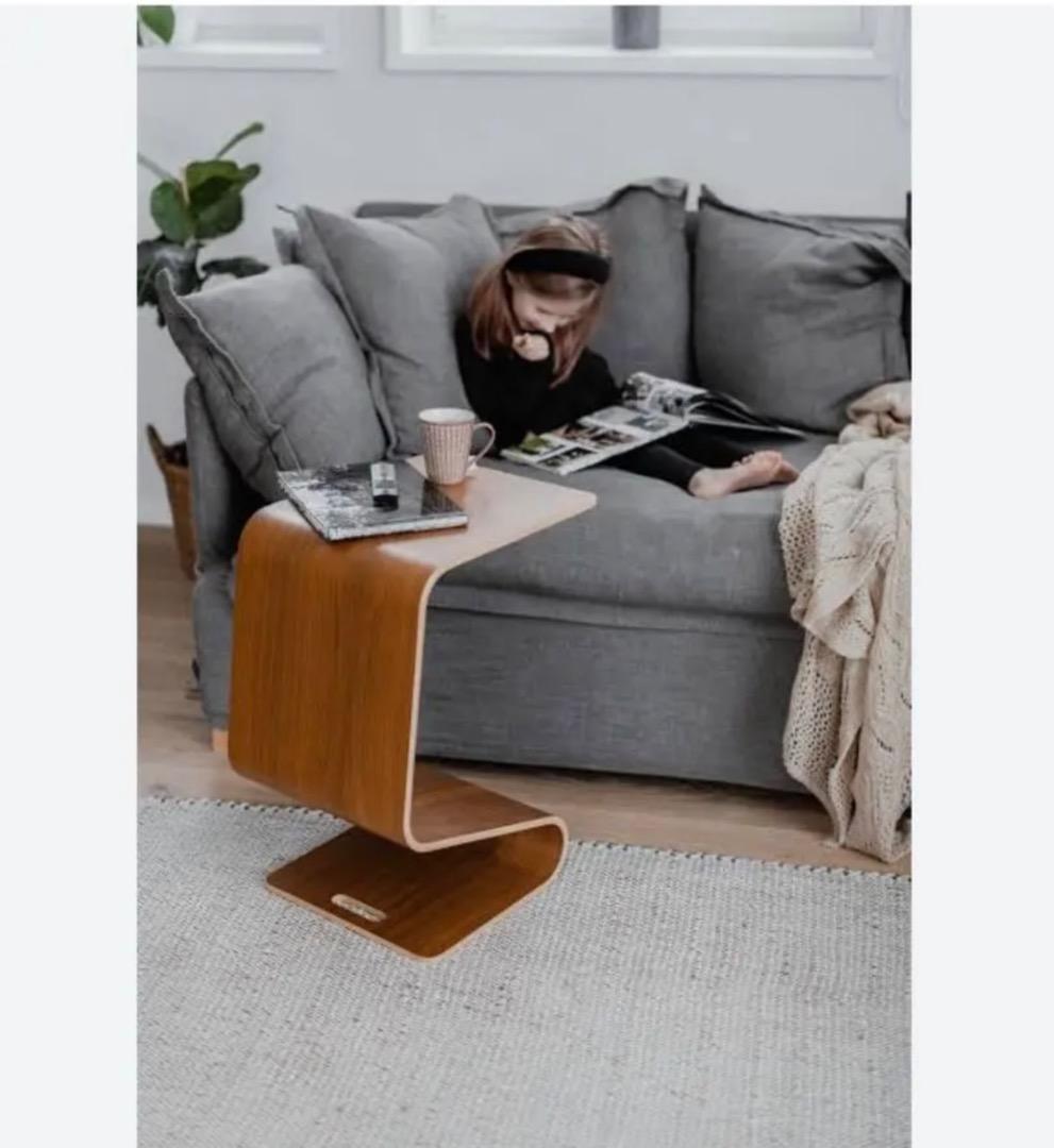 高級家具　Offi オフィ MagTable マグテーブル 木製 サイドテーブル