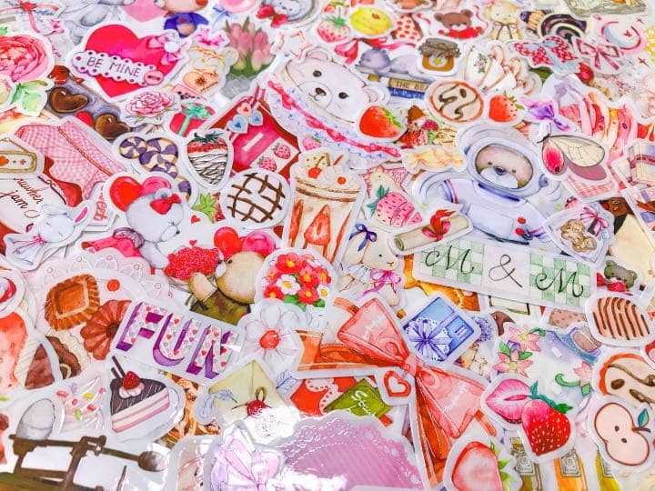 可愛いい❤️❤️フレークシール( ⸝⸝•ᴗ•⸝⸝ )ウェディングくまさんのセット♡♡