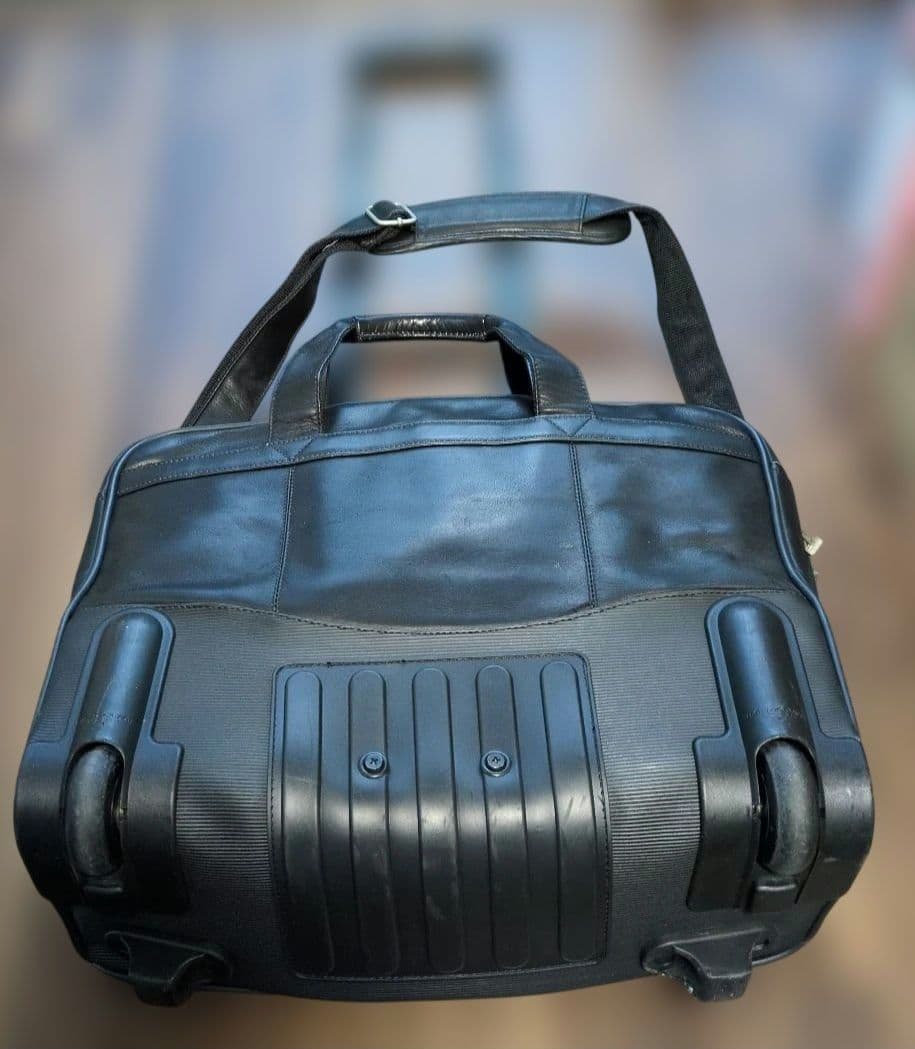 柔らかい高級本革3way自立キャリーオンバッグ　US LUGGAGE N.Y.