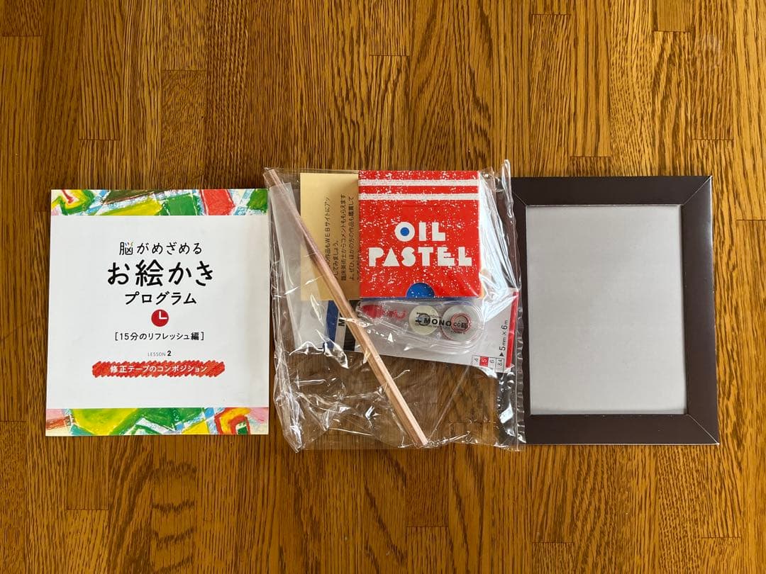 フェリシモ　脳がめざめるお絵かきプログラム［15分のリフレッシュ編］12回セット