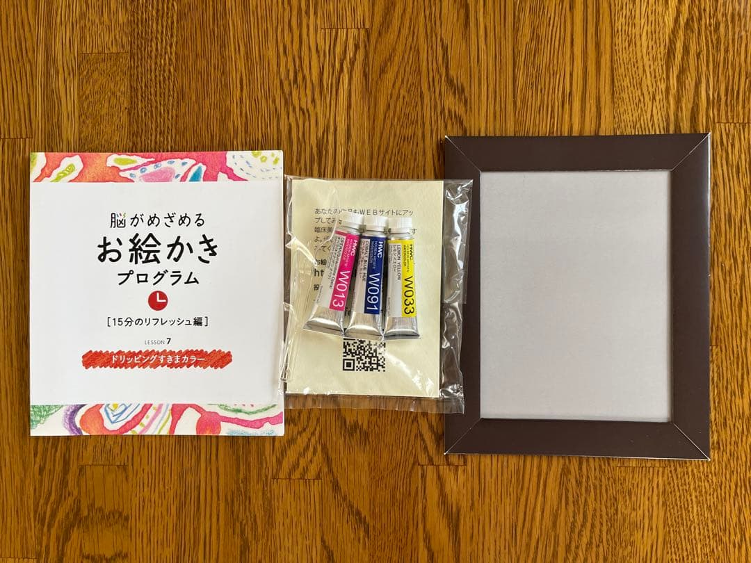 フェリシモ　脳がめざめるお絵かきプログラム［15分のリフレッシュ編］12回セット