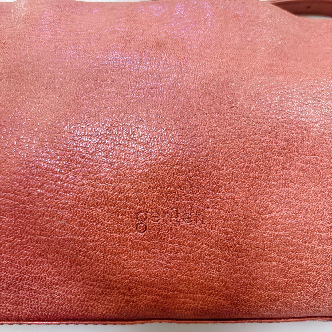 genten ゲンテン ゴートベーシック 2way スクエア ショルダーバッグ