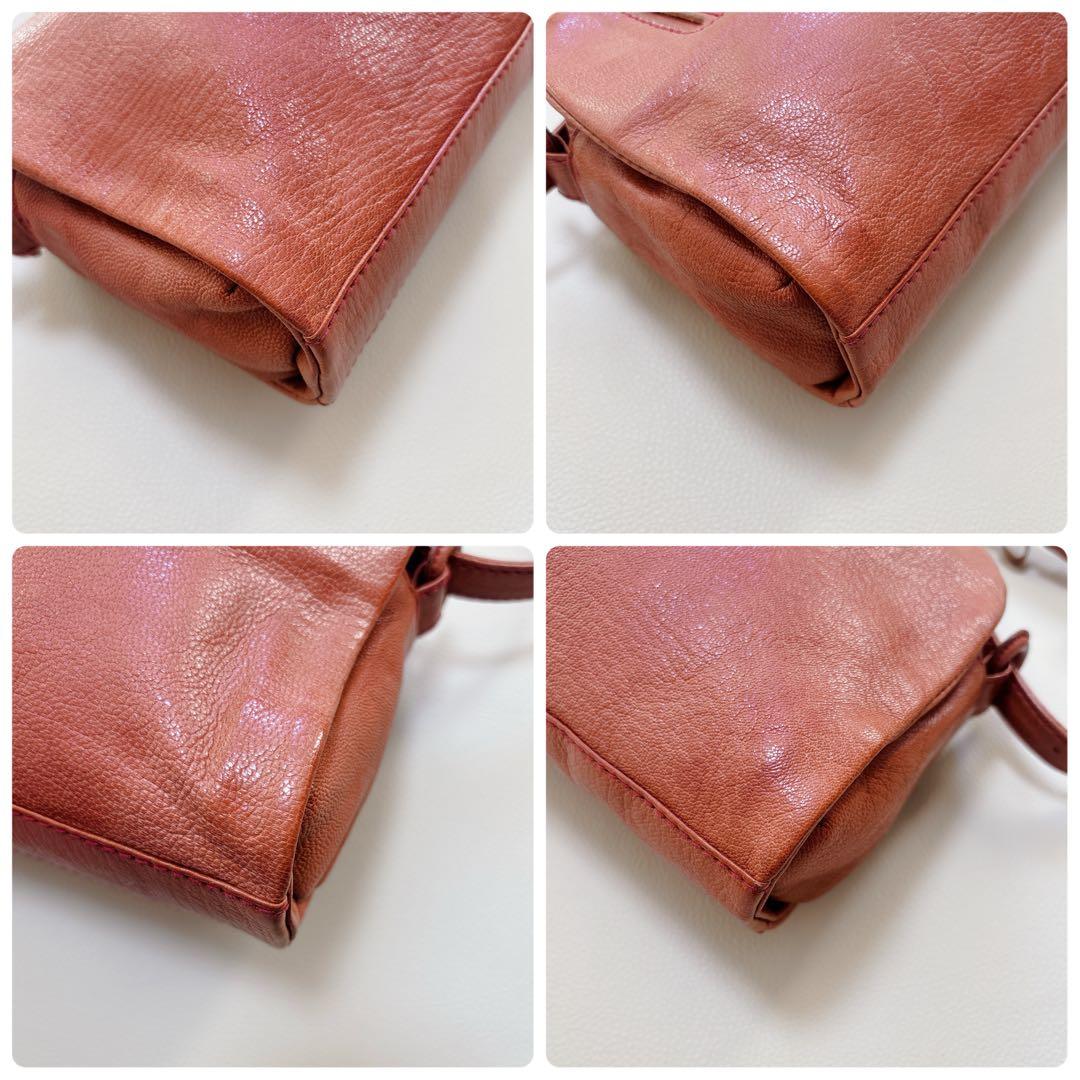 genten ゲンテン ゴートベーシック 2way スクエア ショルダーバッグ