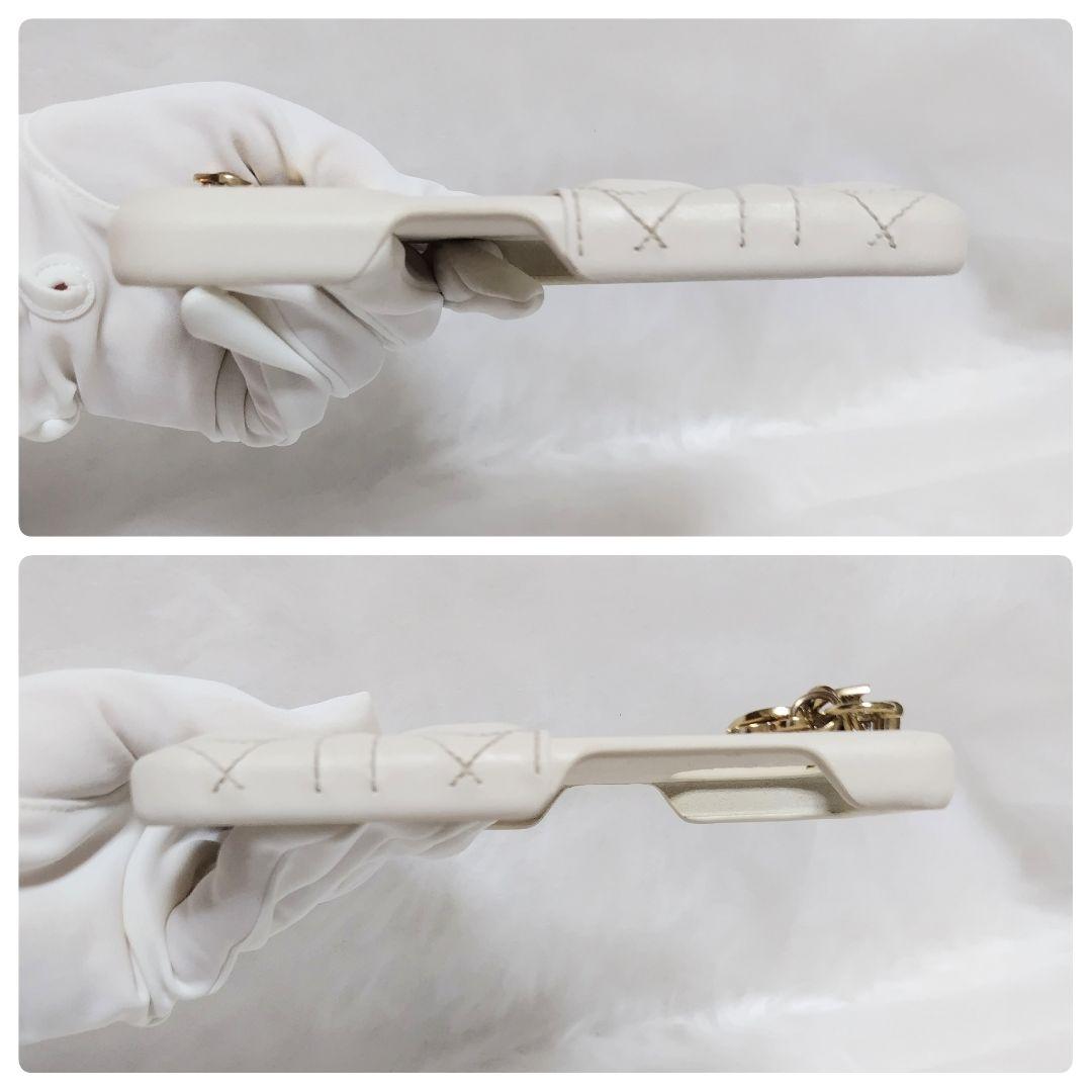 激レア極美品✨ディオール♡iPhone15Proスマホケース　ハートカナージュ白