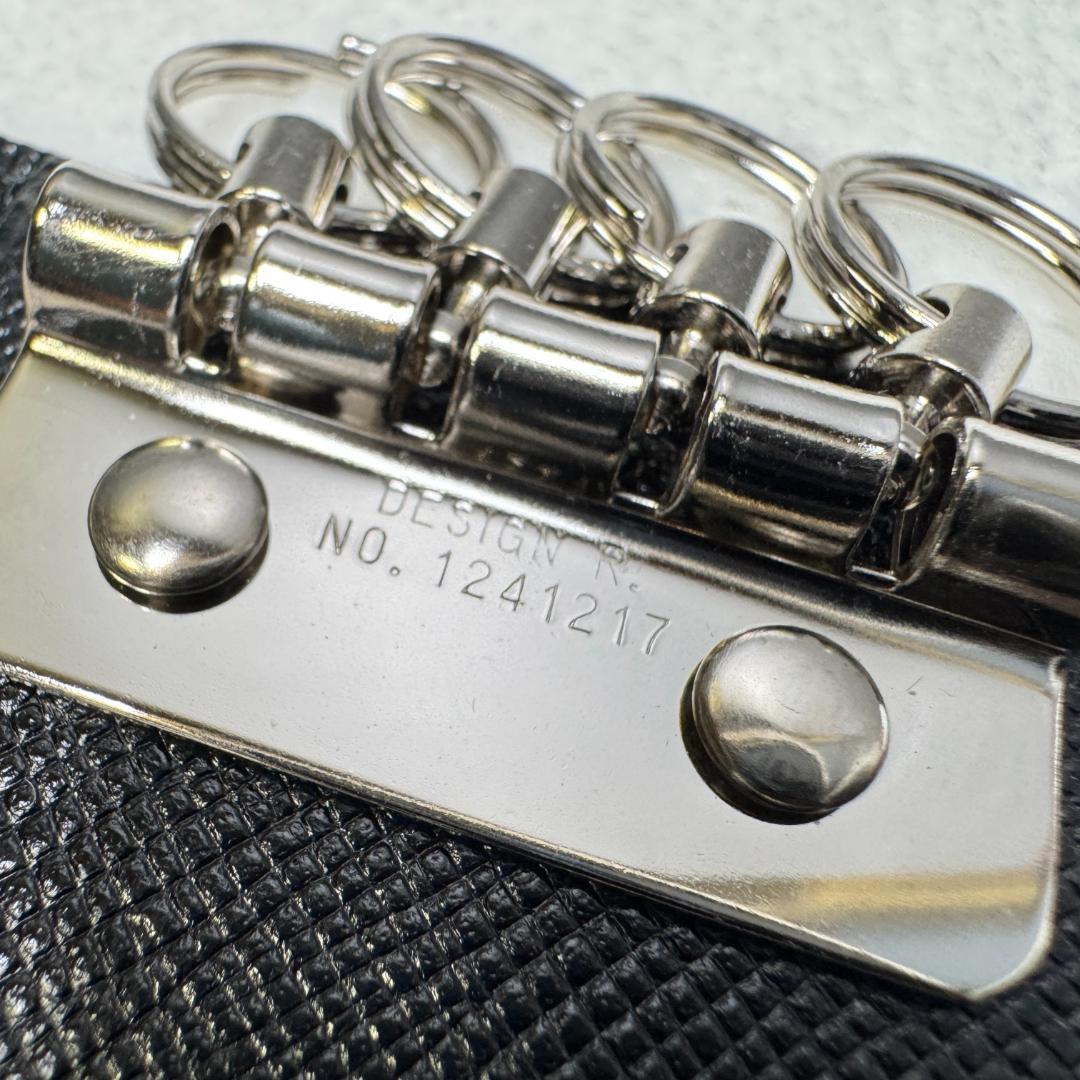 未使用☆Burberry バーバリー キーケース ブラック ノバチェック