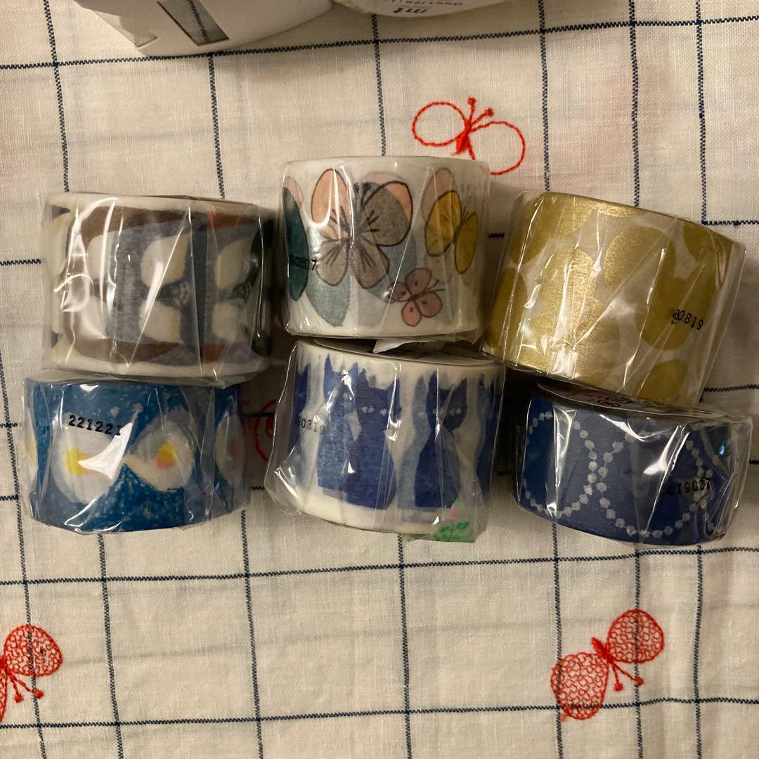 マスキングテープ セット　カモ井　限定　廃盤　ミナペルホネン　記念