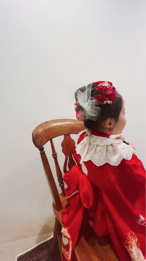 r*︎様 七五三　七五三髪飾り　ヘッドドレス　着物髪飾り　リメイク髪飾り　059